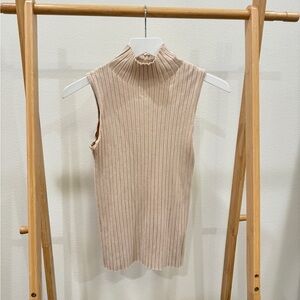 525 America Ribbed Knit Tank Top - Cream